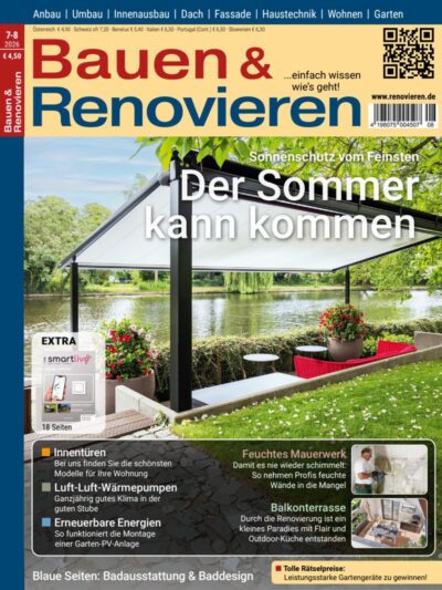 Das ist das Titelbild der Ausgaben Bauen & Renovieren 07/08-2026