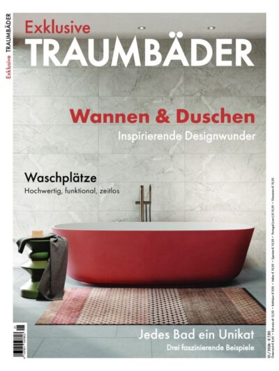 Das ist das Titelbild der Ausgabe Exklusive Traumbäder 1-2026