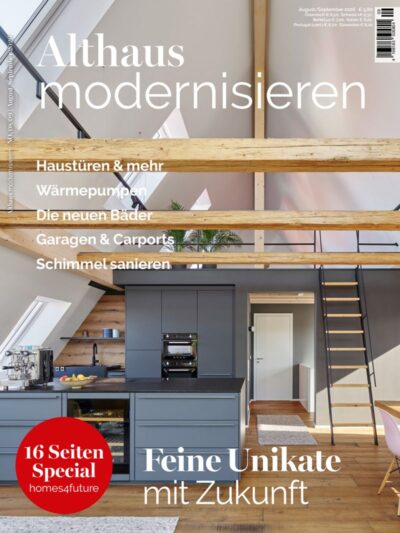 Das ist das Titelbild der Ausgabe Althaus modernsieren 08/09-2026
