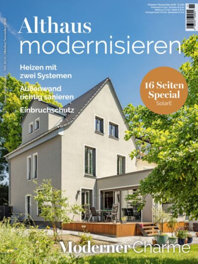 Das ist das Titelbild der Ausgabe Althaus modernisieren 10/11-2026